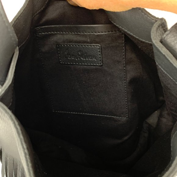 Sam Edelman Black Crossbody Bag with Fringe - Picture 10 of 12